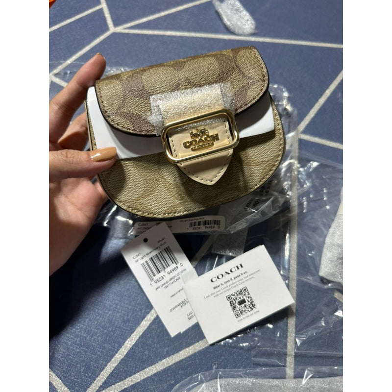 SALE! ❤️ AUTHENTIC/ORIGINAL COACH Morgan Card Case On A Chain Mini Bag Wallet