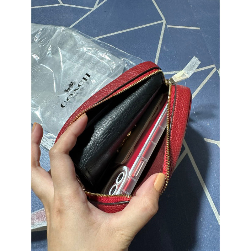 SALE! ❤️ AUTHENTIC COACH Jamie Wristlet Pouch Clutch Mini Bag in BLACK Nolita-Like