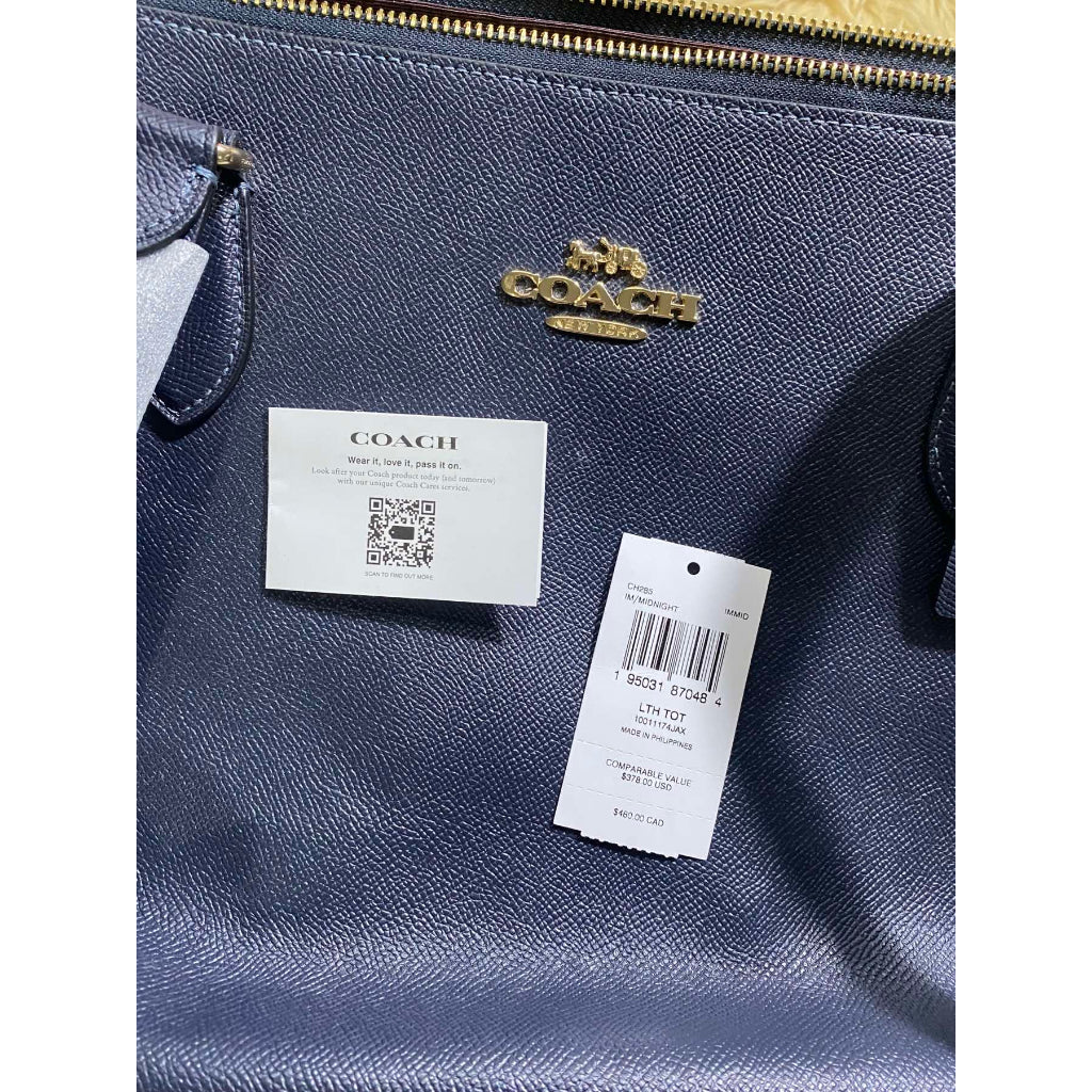 SALE! ❤️ AUTHENTIC/ORIGINAL Coach Gallery Tote Bag in Blue Navy