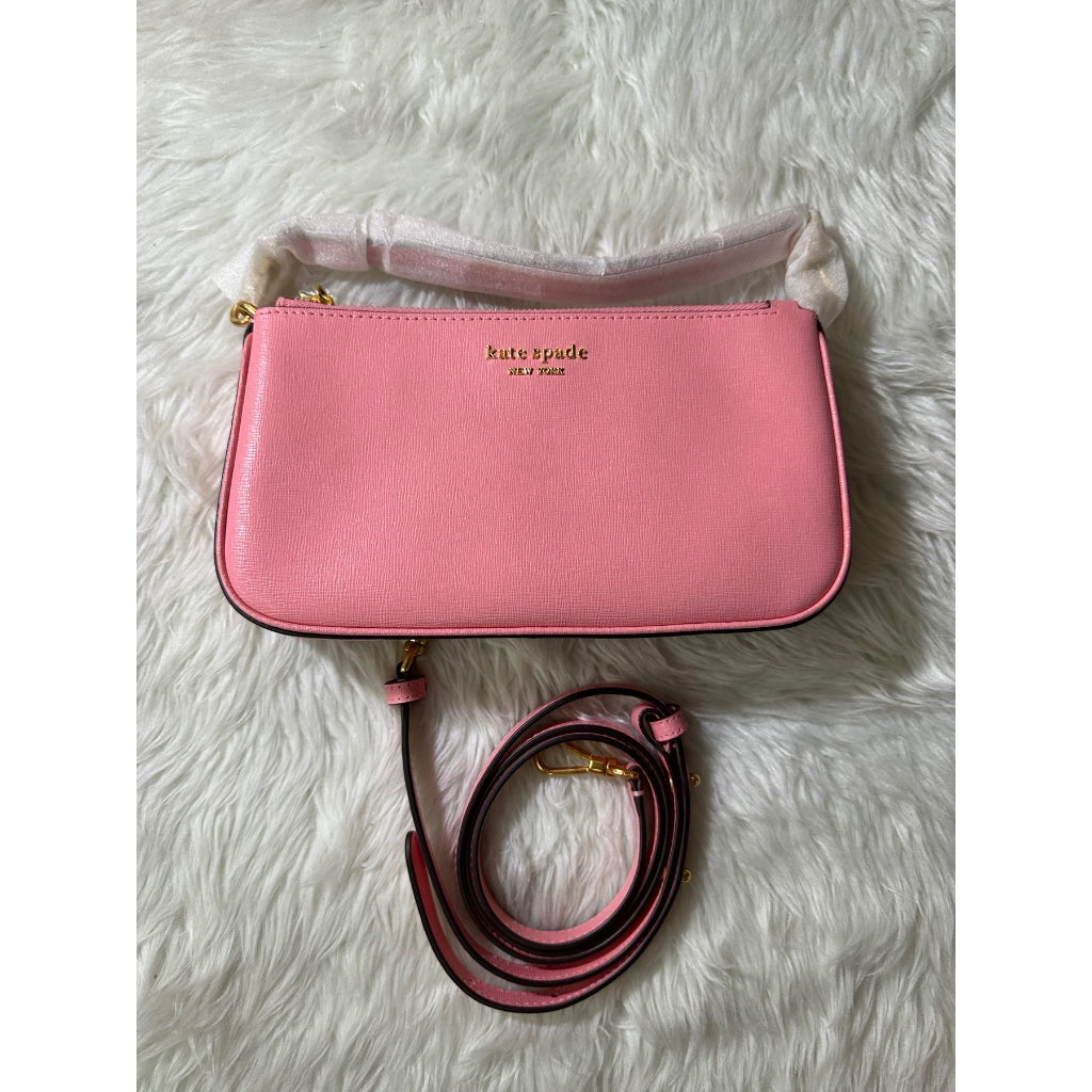 AUTHENTIC/ORIGINAL KateSpade Morgan East West Crossbody Retail Bag in Pink