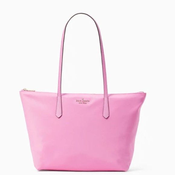 Kate Spade nylon deals tote bags in pink with bonus pink wallet!!!