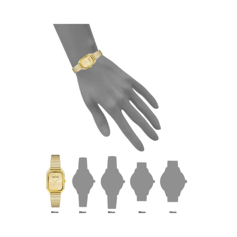 AUTHENTIC/ORIGINAL Anne Klein Women's Gold Bracelet Watch AK/3980CHGB