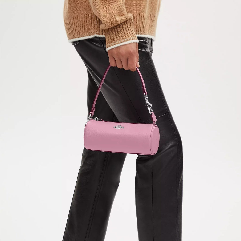 AUTHENTIC/ORIGINAL COACH Nolita Barrel Small Bag Pink Wristlet