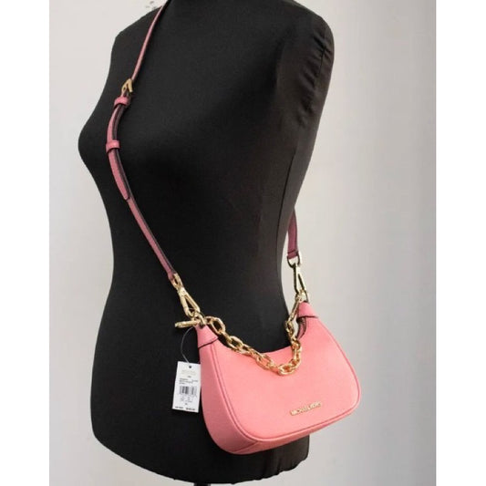 SALE! ❤️ AUTHENTIC/ORIGINAL Michael K0rs MK Cora Mini Zip Pouchette KiliKili Crossbody Bag Pink