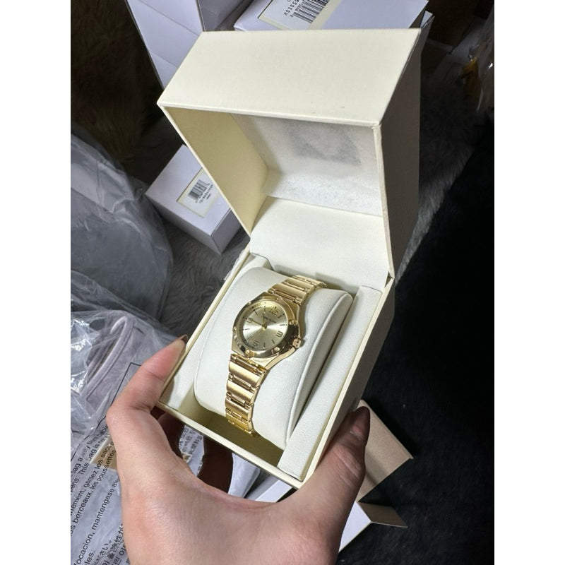 AUTHENTIC/ORIGINAL Anne Klein Women's Bracelet Gold Women's Watch 10/8654CHGP