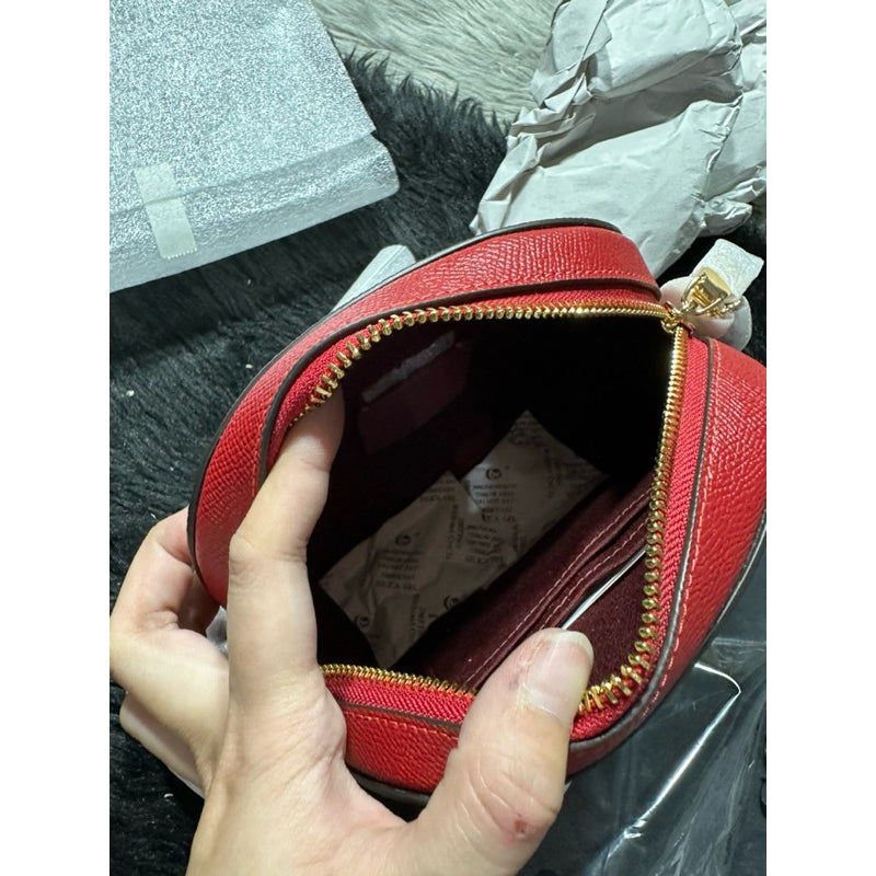 AUTHENTIC/ORIGINAL COACH Mini Serena Crossbody Bag in Red