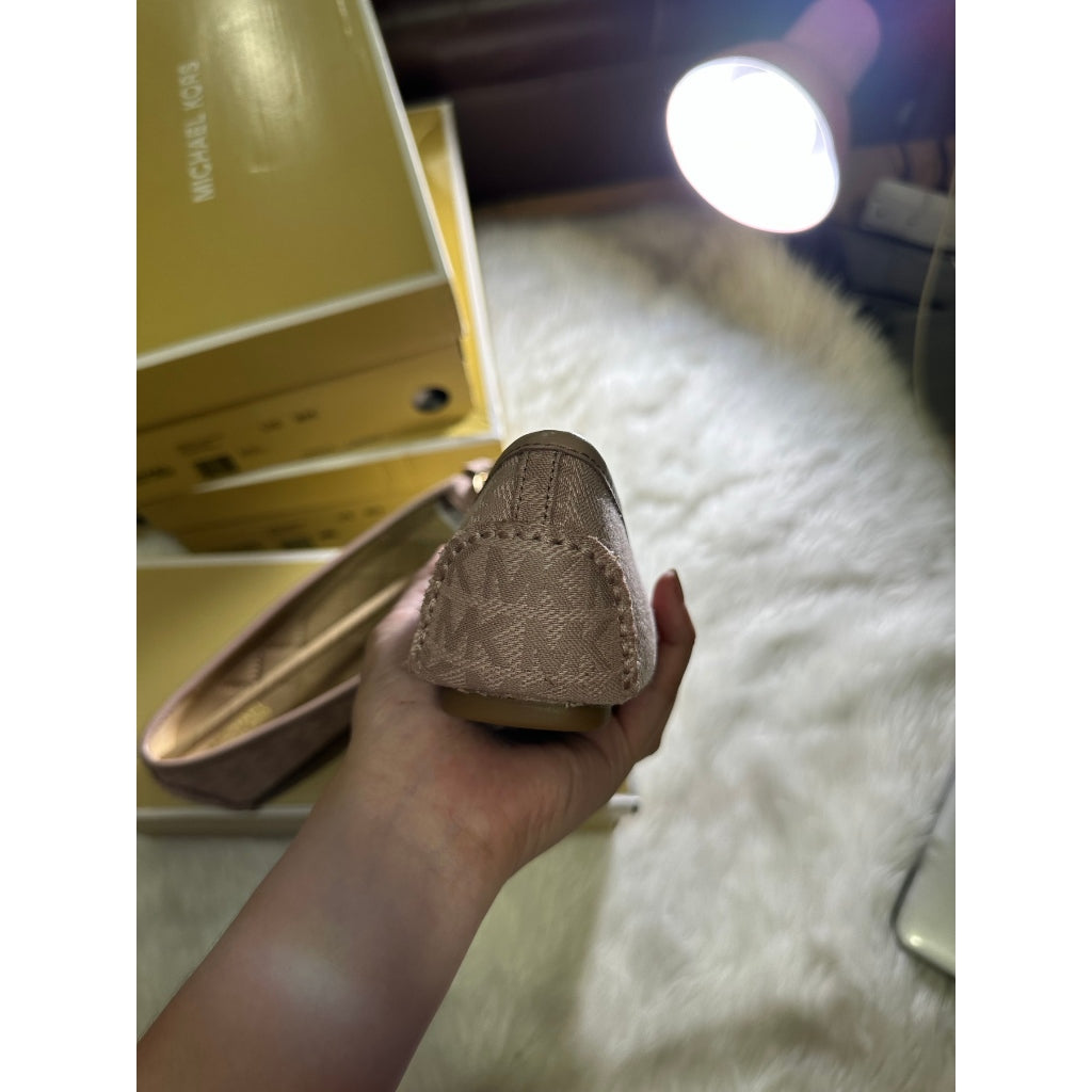 SALE! ❤️ AUTHENTIC/ORIGINAL Michael K0rs MK Lillie Logo Jacquard Moccasin Doll Shoes