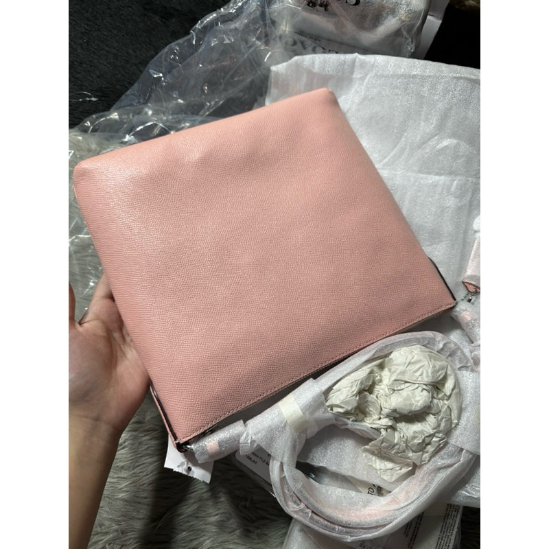 AUTHENTIC/ORIGINAL COACH Rowan File Bag in LIGHT PINK