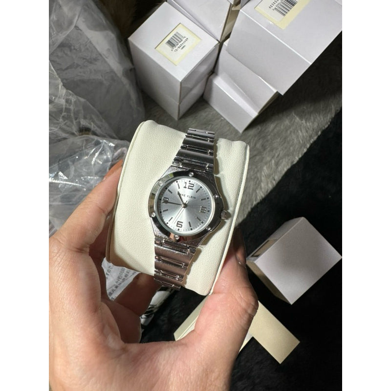 AUTHENTIC/ORIGINAL Anne Klein Women's Bracelet Watch Silver 10/8655SISV