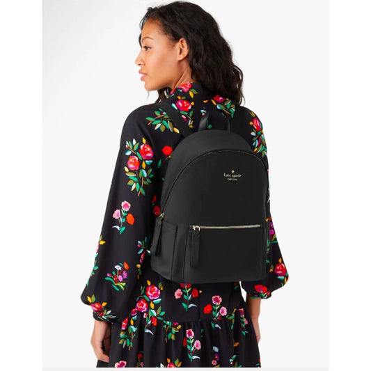 AUTHENTIC/ORIGINAL KateSpade KS Chelsea Large Backpack Black Nylon Bag