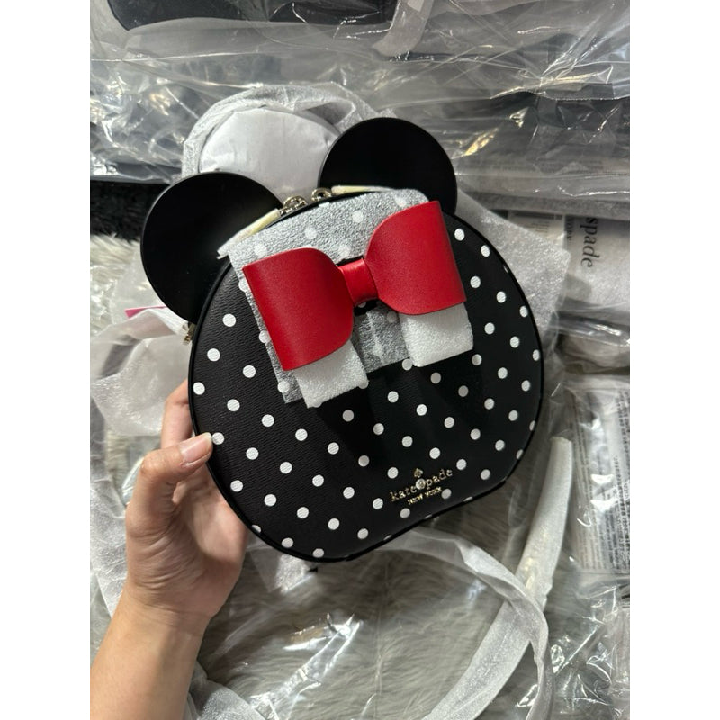 AUTHENTIC/ORIGINAL Disney X Kate Spade KS Minnie Mouse Crossbody Bag