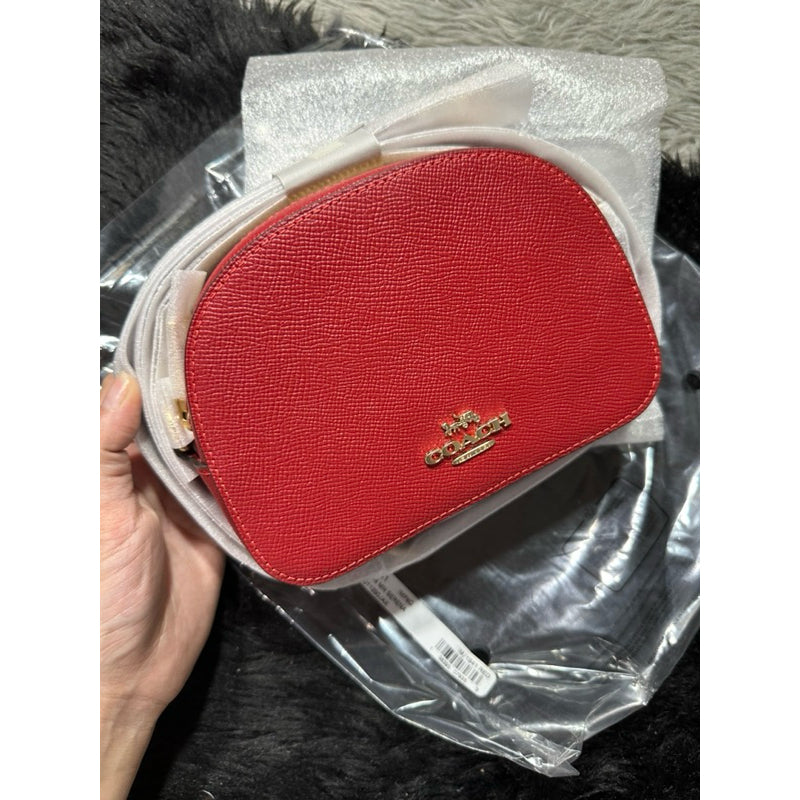 AUTHENTIC/ORIGINAL COACH Mini Serena Crossbody Bag in Red