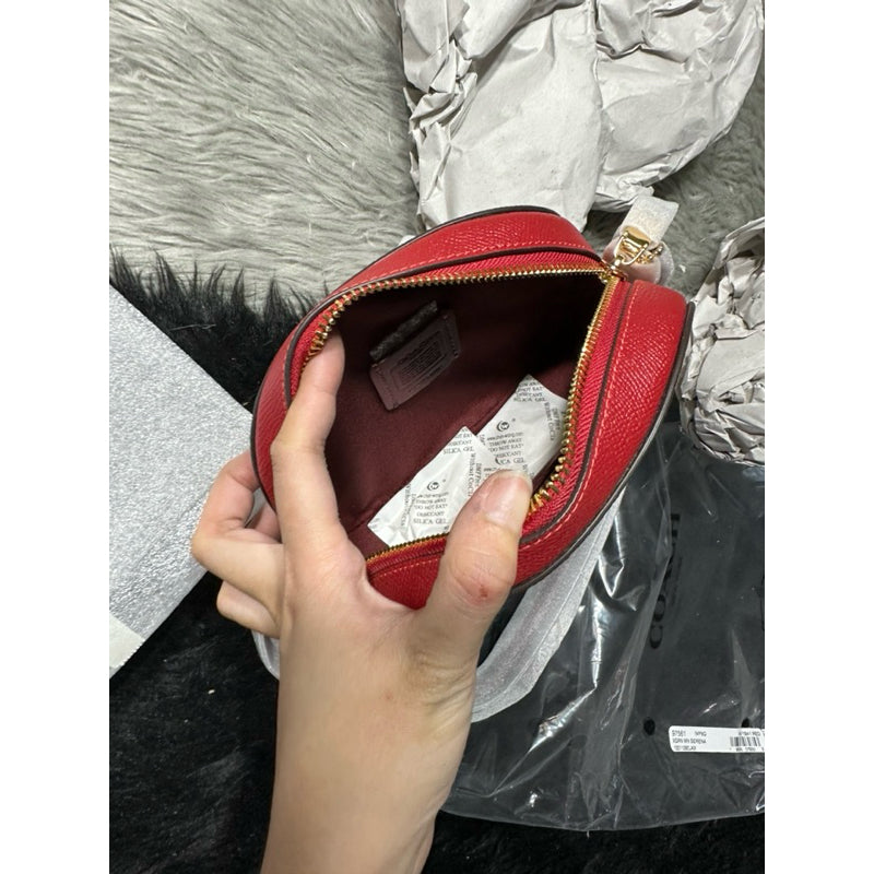 AUTHENTIC/ORIGINAL COACH Mini Serena Crossbody Bag in Red