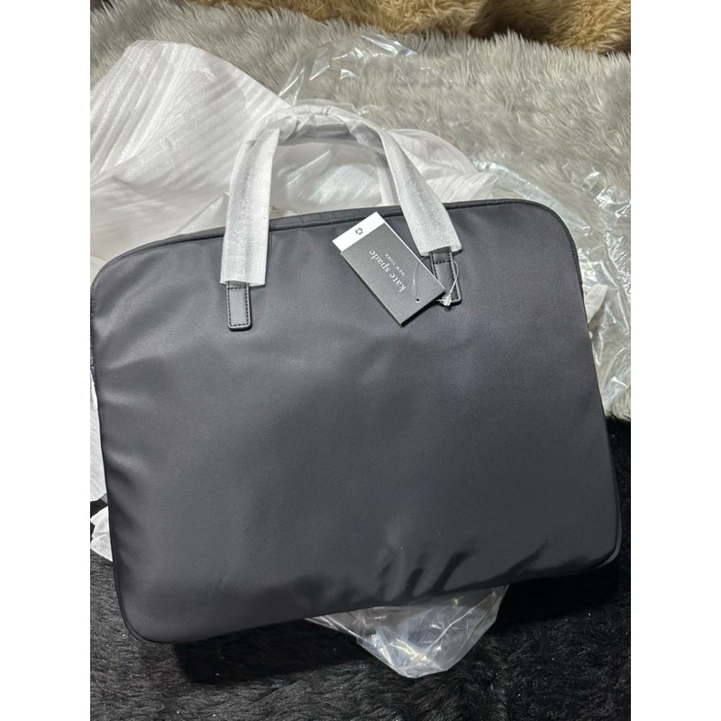 AUTHENTIC/ORIGINAL KateSpade KS Retail Sam Ksnyl Nylon Universal Laptop Nylon Bag Black