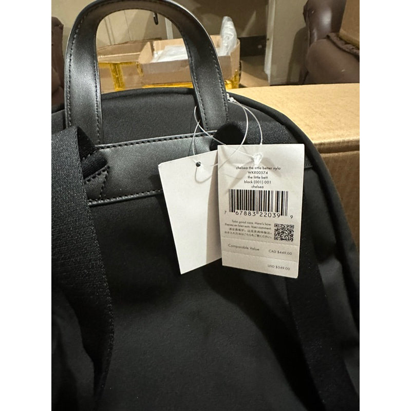 AUTHENTIC/ORIGINAL KateSpade KS Chelsea Large Backpack Black Nylon Bag