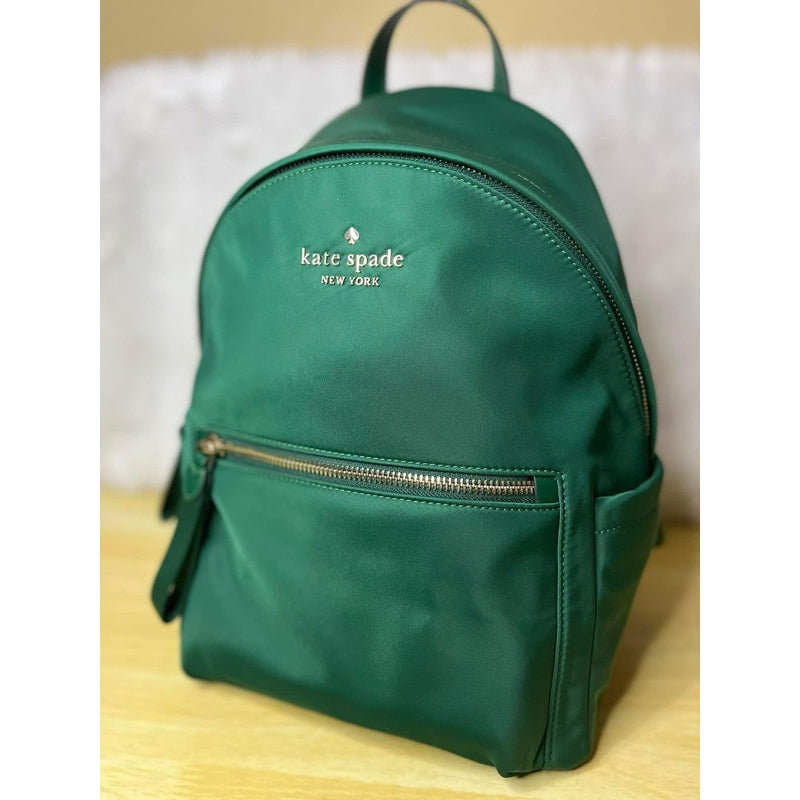 SALE! ❤️ AUTHENTIC/ORIGINAL KateSpade KS Chelsea Medium Backpack Nylon Bag in Jade Green