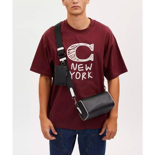 AUTHENTIC/ORIGINAL COACH Axel Crossbody Men's Bag in Black