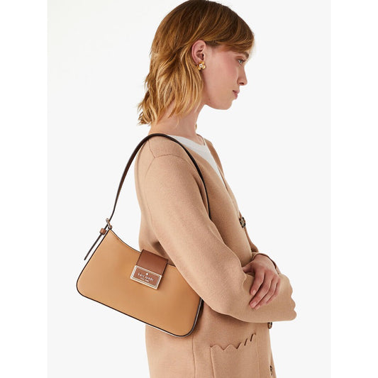 SALE! ❤️ AUTHENTIC/ORIGINAL KateSpade Reegan Smooth Leather Shoulder Bag in Brown Tiramisu