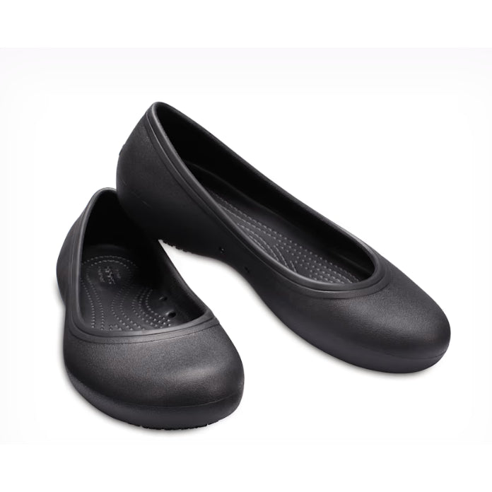 AUTHENTIC/ORIGINAL Crocs Women’s Crocs At Work™ Flat Shoes in Black