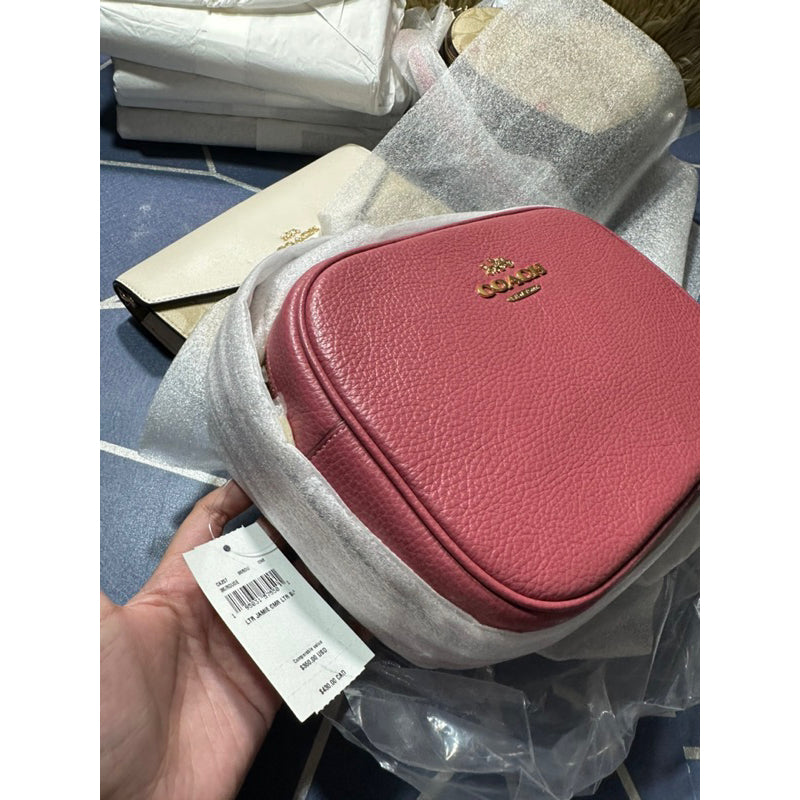 AUTHENTIC/ORIGINAL COACH Jamie Camera Bag in Pink ROUGE