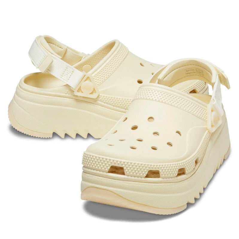 White fashion crocs womens 6