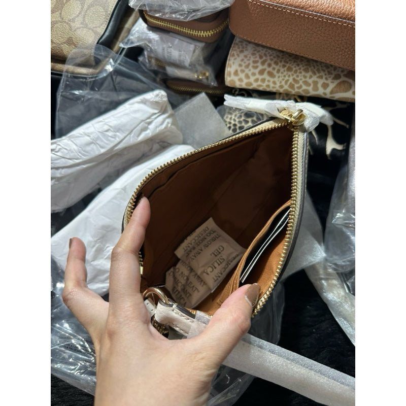 AUTHENTIC/ORIGINAL Coach Nolita 19 In Signature Canvas Light Khaki Small Bag