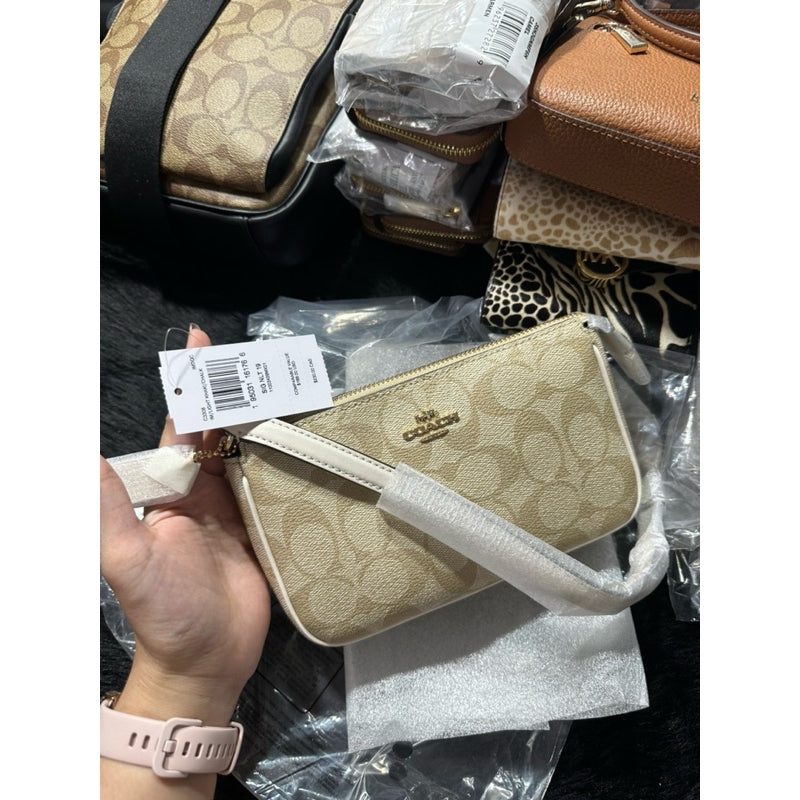 AUTHENTIC/ORIGINAL Coach Nolita 19 In Signature Canvas Light Khaki Small Bag