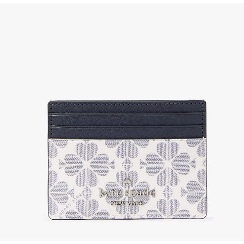 AUTHENTIC/ORIGINAL KateSpade KS Signature Spade Flower Mini Camera Bag Navy