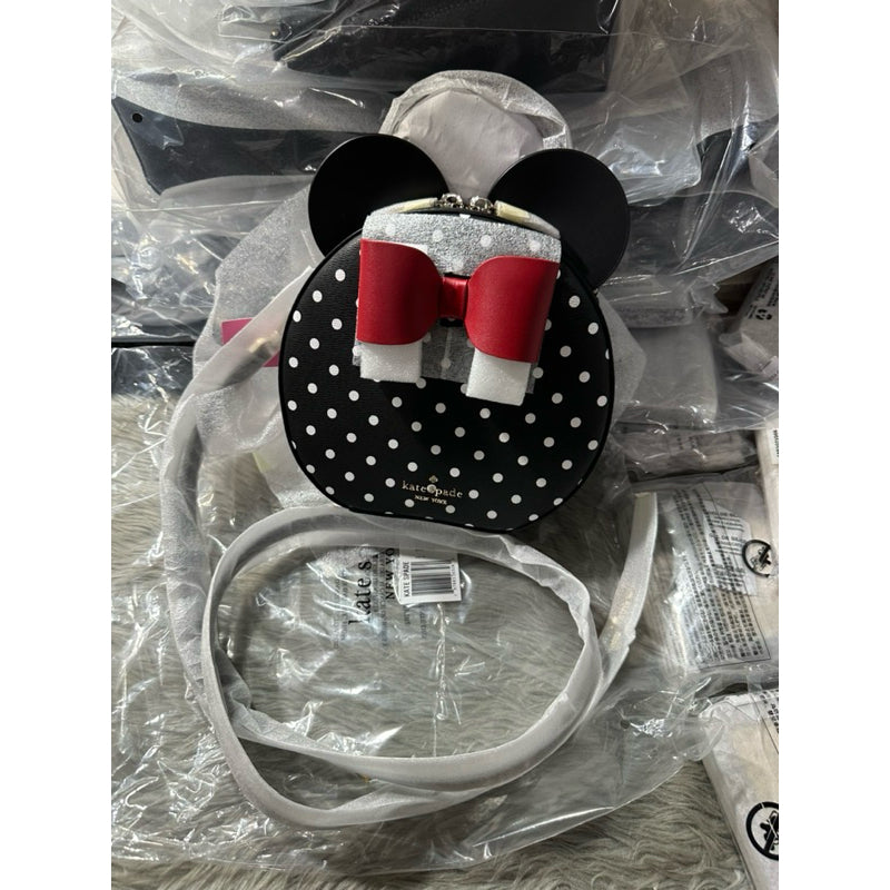 AUTHENTIC/ORIGINAL Disney X Kate Spade KS Minnie Mouse Crossbody Bag