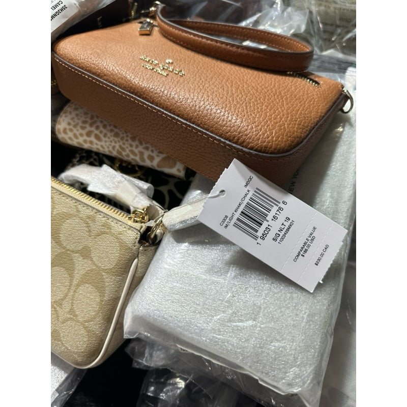 AUTHENTIC/ORIGINAL Coach Nolita 19 In Signature Canvas Light Khaki Small Bag