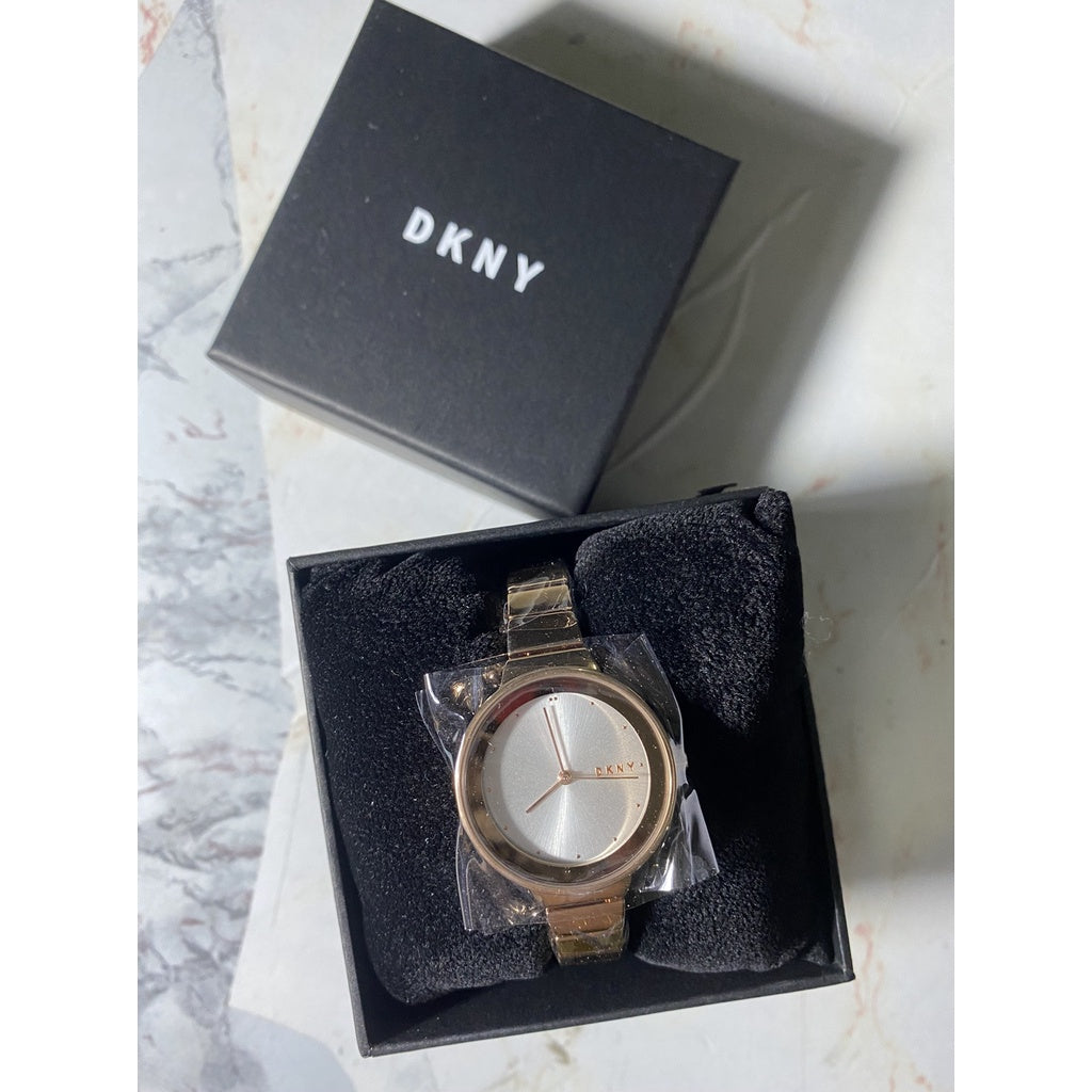 AUTHENTIC DKNY Women's Astoria Three-Hand Rose Gold-Tone Women's Watch