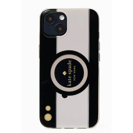 SALE! ❤️ AUTHENTIC KateSpade KS Camera Resin Iphone 13 and Pro MAX Case in PARCHMENT MULTI