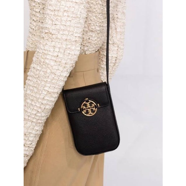 SALE! ❤️ AUTHENTIC Tory Burch Miller phone crossbody bag in Brown and black