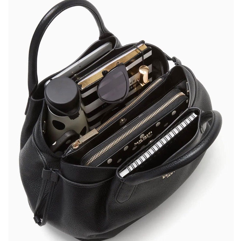 AUTHENTIC/ORIGINAL KateSpade KS Dumpling Small Satchel Bag in Black