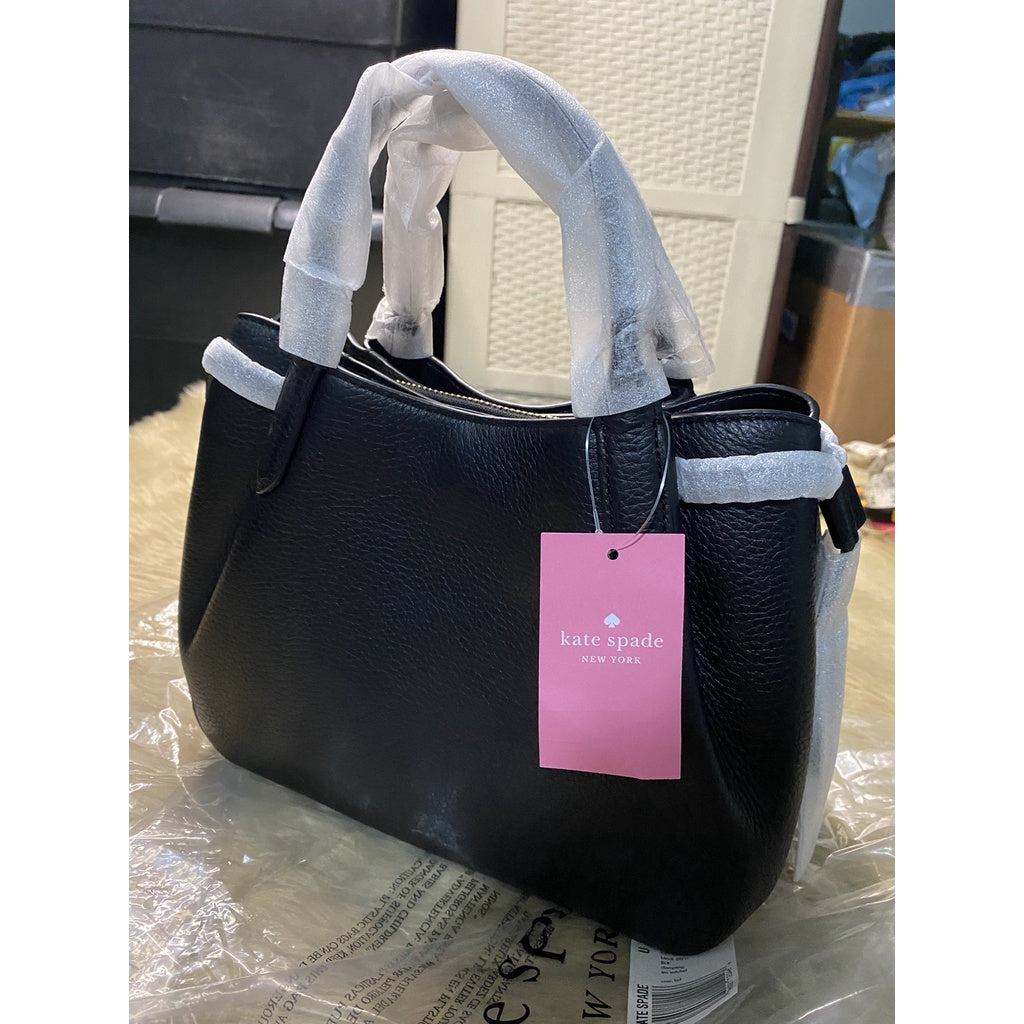 AUTHENTIC/ORIGINAL KateSpade KS Dumpling Small Satchel Bag in Black