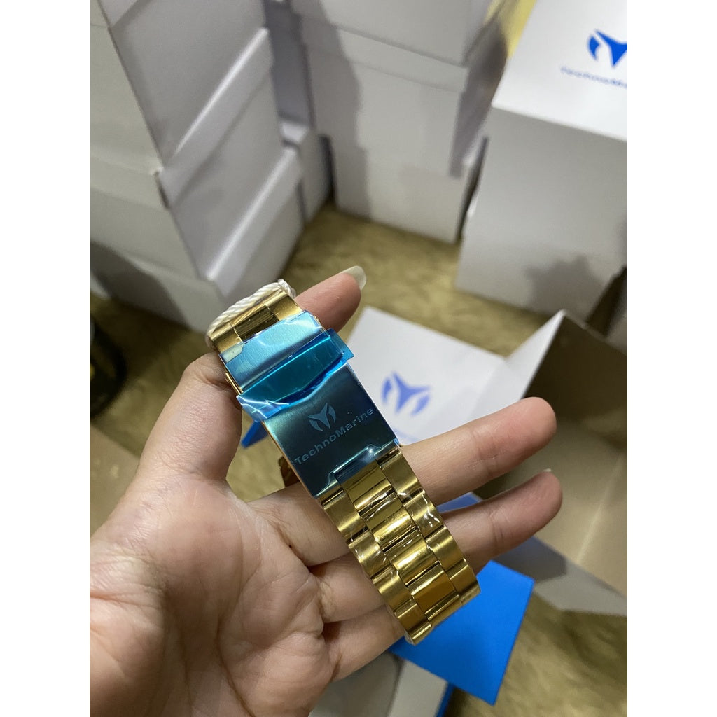 AUTHENTIC/ORIGINAL TechnoMarine Manta Sea Men's Watch - 42mm, Gold (TM-220102)