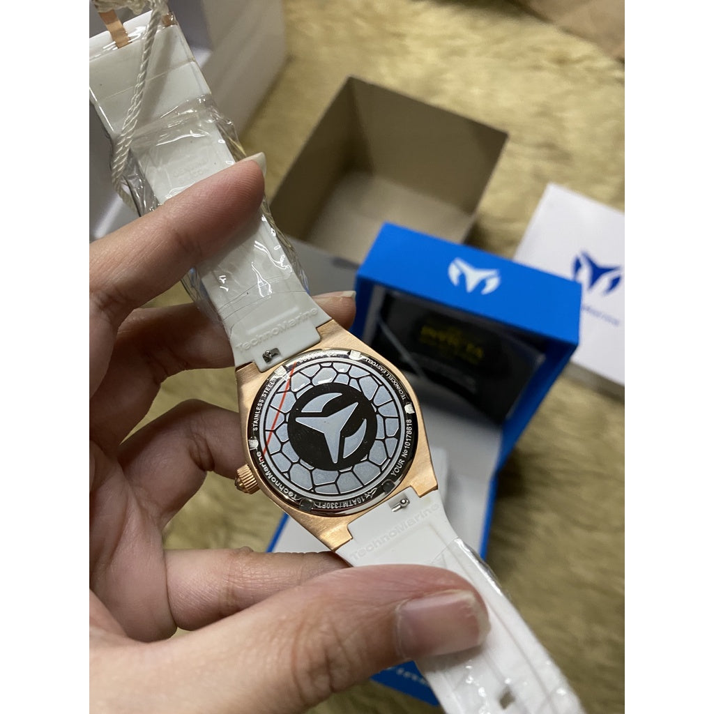 AUTHENTIC/ORIGINAL TechnoMarine Technocell Easycell Women's Watch w/ Mother of Pearl TM-318083