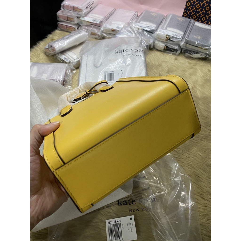 AUTHENTIC/ORIGINAL KateSpade KS Manhttan Mini Tote Bag in YELLOW