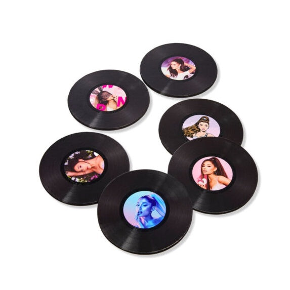 AUTHENTIC/ORIGINAL Ariana Grande Set of 6 Coasters RARE Collector's Item