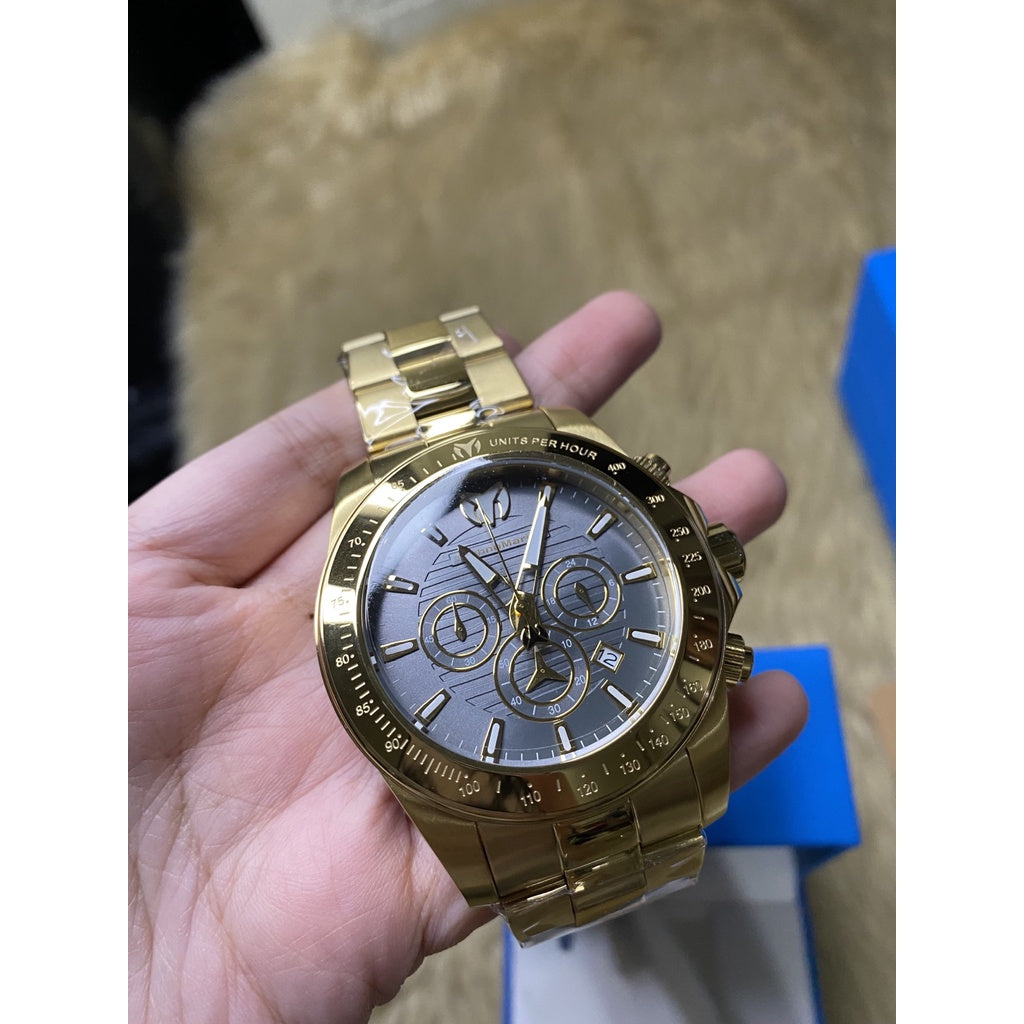 AUTHENTIC/ORIGINAL TechnoMarine Manta Grand Men's Watch - 47mm, Gold (TM-220133)